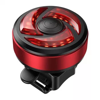 Luz trasera Superfire BTL02 USB, batería 330 mAh, recargable por USB, luz trasera de seguridad
