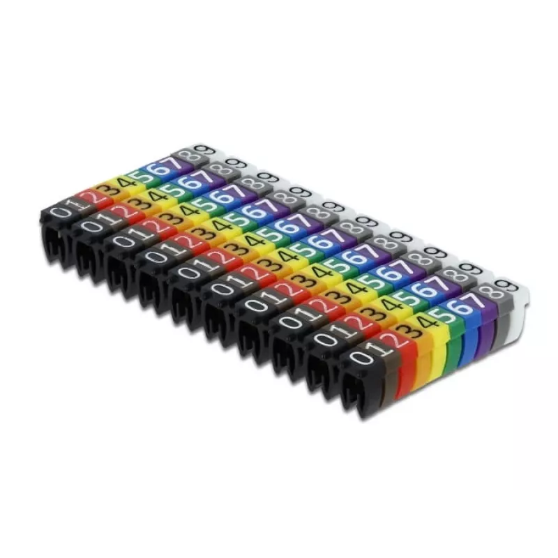 Clip para cables DeLOCK 18304 colores surtidos