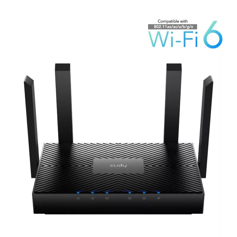 Router inalámbrico Cudy WR3000 Gigabit Ethernet doble banda (2,4 GHz / 5 GHz) negro