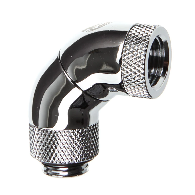Racor para refrigeración líquida BitsPower BP-90R3D Latón Plata – accesorio para sistema de refrigeración de ordenador