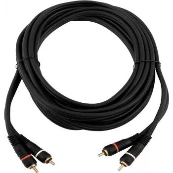 Cable de audio RCA Omnitronic 2x2 RCA a RCA, 3 m, modelo 30209370