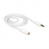 Cable de audio 3,5 mm macho-hembra DeLOCK 83767 2 m blanco
