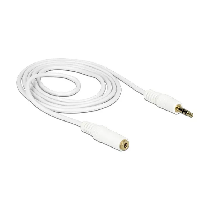 Cable de audio 3,5 mm macho-hembra DeLOCK 83767 2 m blanco