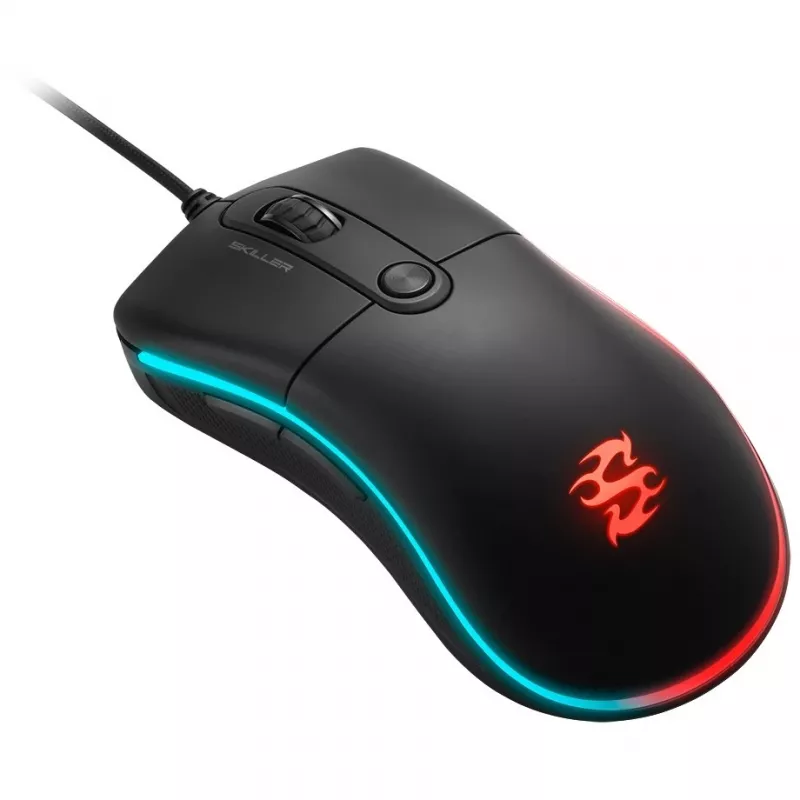 Sharkoon Skiller SGM2 ratón gaming con cable ergonómico óptico 6 botones negro