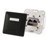 Toma de pared 2 x RJ-45 ShiverPeaks S/CONN 74280-S — Cat6a, 500 MHz, carcasa de metal, negro