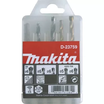Makita juego de brocas - 5 piezas - 5 mm 6 mm