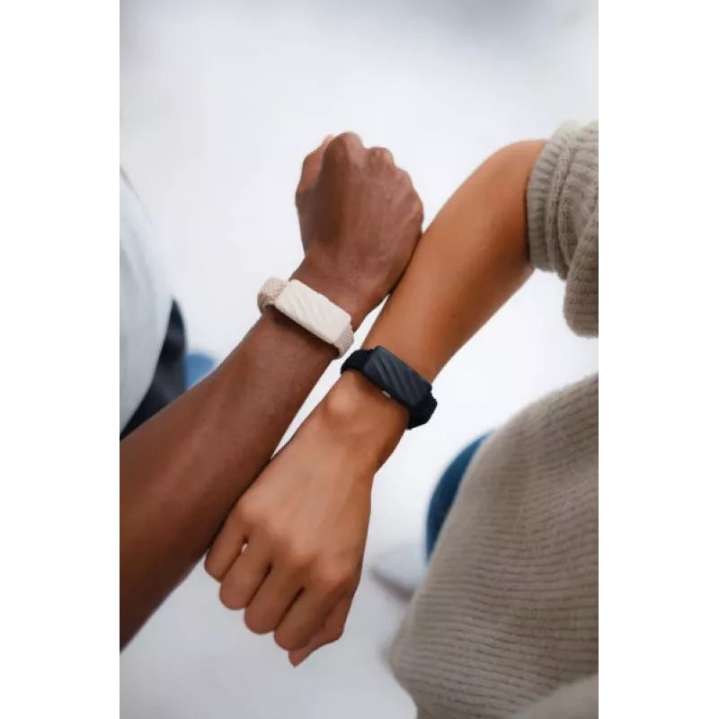 Pulsera despertador silenciosa WakeBand HoMedics SS-WB100CE-WW, crema