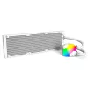 Radiador Montech HyperFlow ARGB 360 White 360mm — radiador de refrigeración líquida para PC de 360mm
