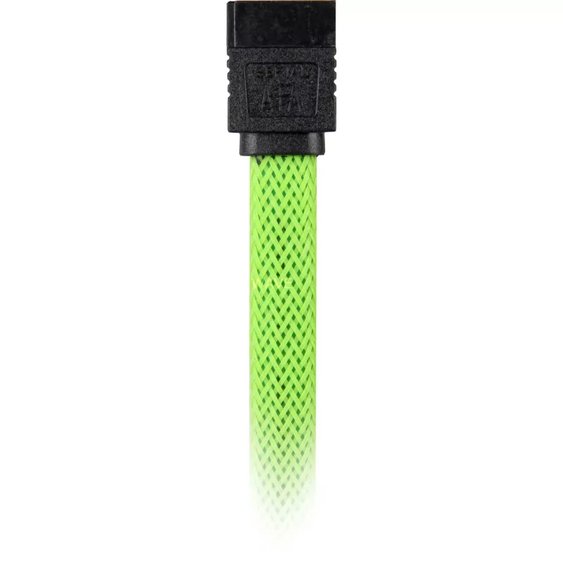 Cable SATA Sharkoon SATA 3 0,3 m 7 pines negro verde