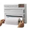 Soporte de pared para toallas de papel Leifheit 25723 — blanco, rollo individual