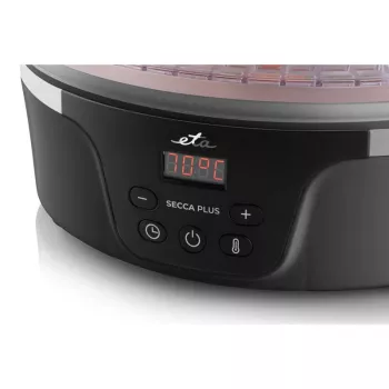 ETA | Deshidratador de alimentos | Potencia 380 W | Número de bandejas 8 | Temporizador integrado | Negro