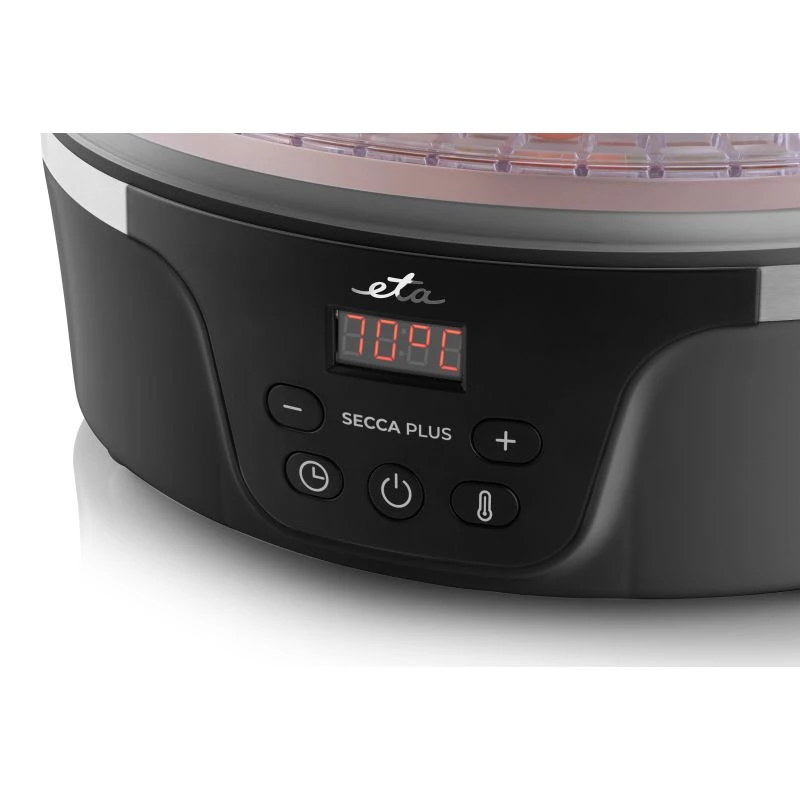 ETA | Deshidratador de alimentos | Potencia 380 W | Número de bandejas 8 | Temporizador integrado | Negro