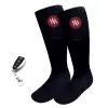 Calcetines deportivos Glovii GQ2M con elemento calefactor integrado, talla M, negro, transpirables, mezcla de algodón y elastano