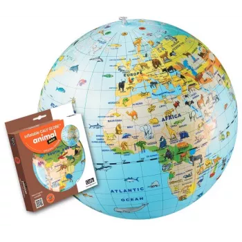 Globo terráqueo Caly Animal Globe Maxi 50 cm, multicolor