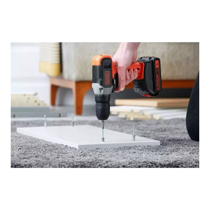 BLACK & DECKER | Taladro atornillador con batería | BCD001C2-QW | 18 V | 2x1,5 Ah | Litio