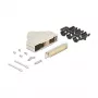 DeLOCK 67136 Conector macho de cable D-Sub 37 pines plata conector macho