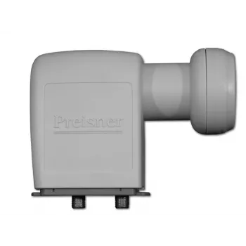 Convertidor descendente de bloque de bajo ruido (LNB) Preisner SP42EN 10,7 - 11,7 GHz Gris