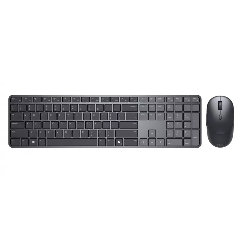 DELL Pro 7 slim KM726 teclado ratón incluido Home/Office RF Wireless + Bluetooth QWERTY US International negro