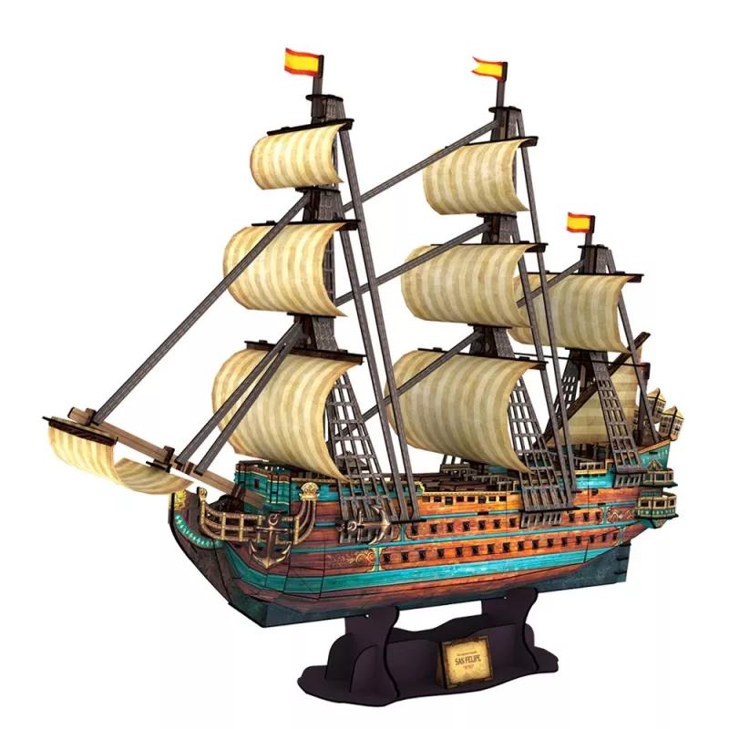 PUZLE 3D velero The Spanish Armada San Felipe