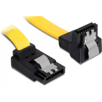 Cable SATA macho/macho DeLOCK 82819 0,2 m amarillo