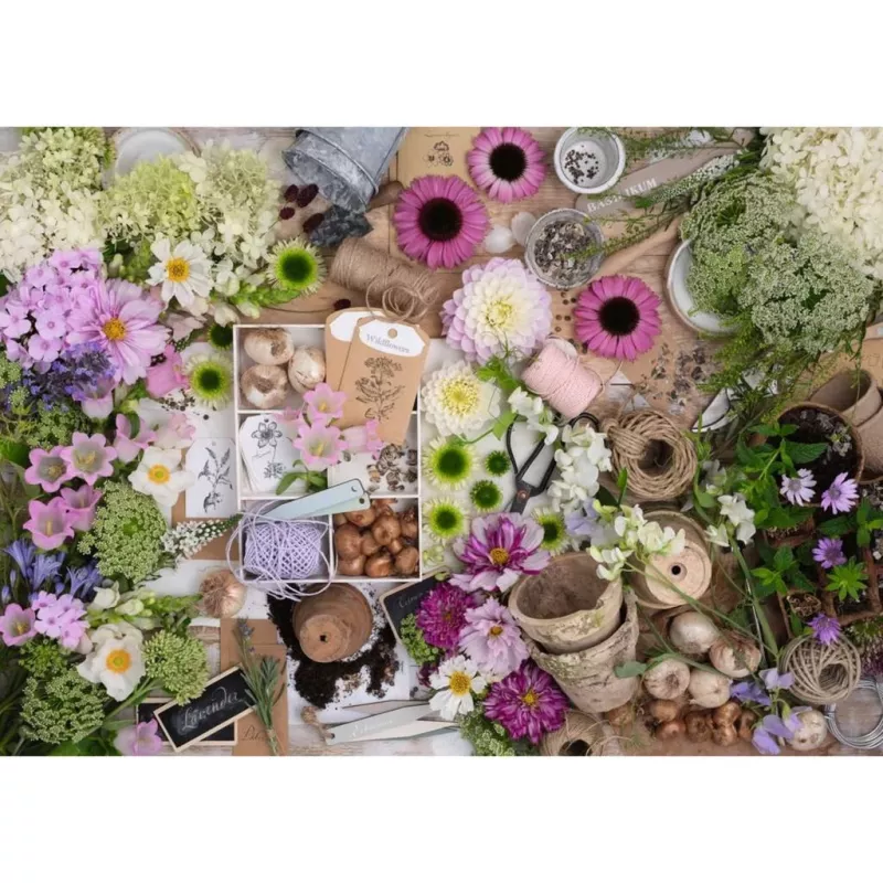 Puzzle Ravensburger Magnificent Flower Love — 1000 piezas, tamaño estándar para adultos/jóvenes