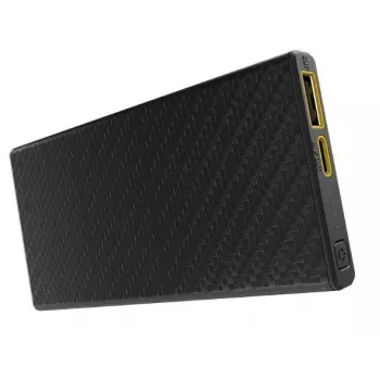 Batería externa portátil Nitecore CARBO 10000 — litio-ion 10000 mAh, 38 W PD, USB-A + USB-C, gris