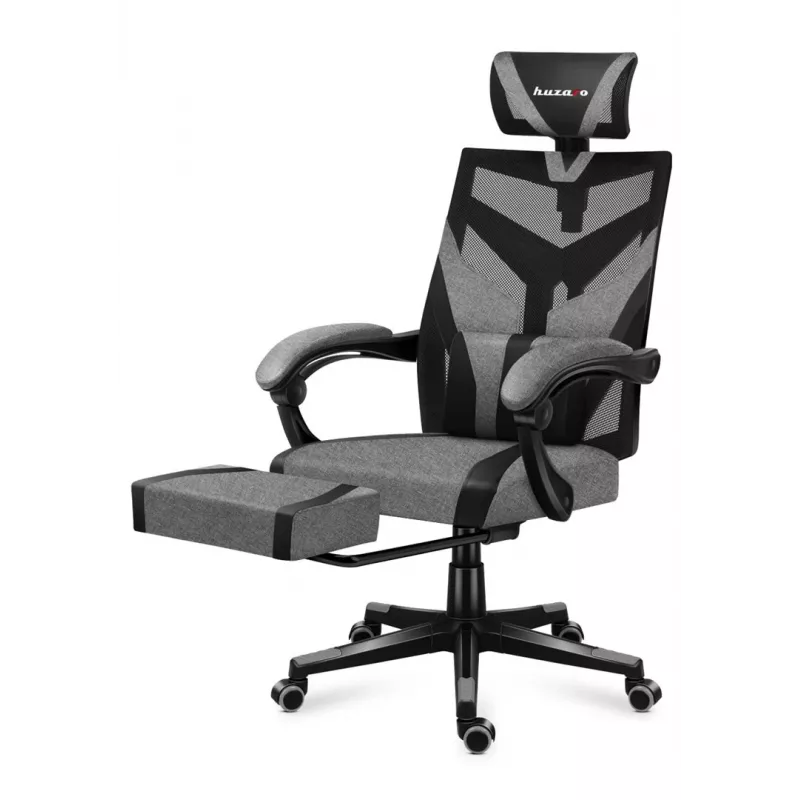 Silla gaming Huzaro Combat 5.0 gris