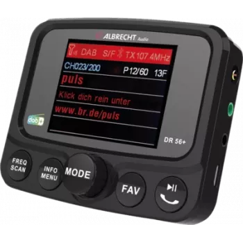Albrecht DR56+ adaptador de autorradio DAB+ / manos libres