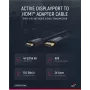 Cable adaptador Clicktronic Casual DisplayPort/HDMI™, 2 m - cable ultraalta velocidad - DisplayPort/HDMI™ - 4K@60Hz (44924)