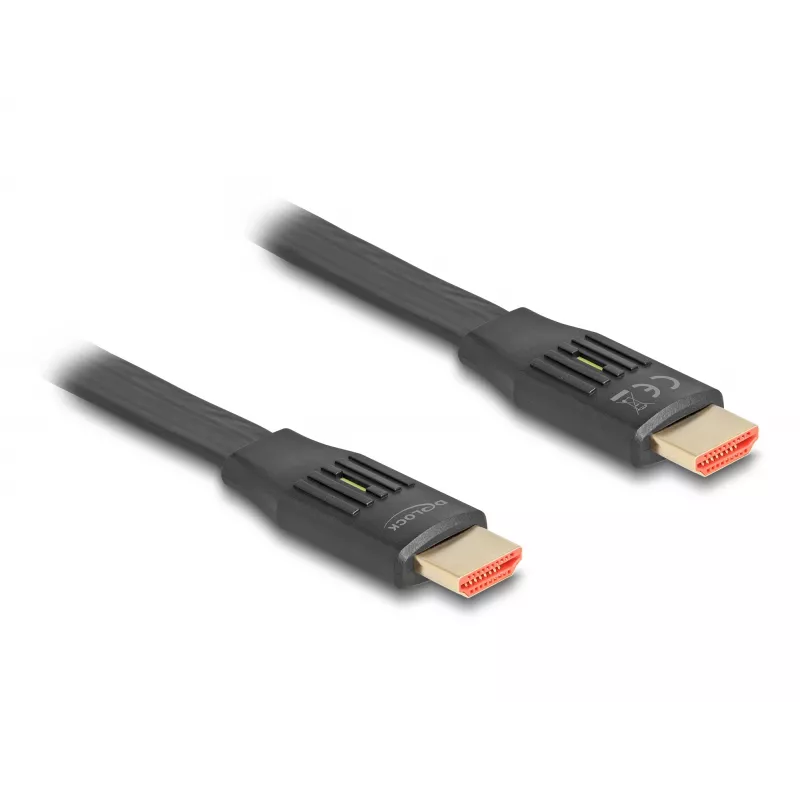 Cable HDMI DeLOCK 2m Type-A conector macho a macho 48 Gbit/s negro