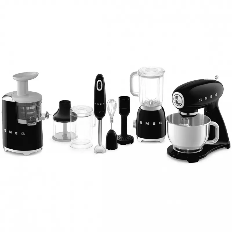 Batidora de vaso Smeg SMF03BLEU negra 800 W (SMF03BLEU)