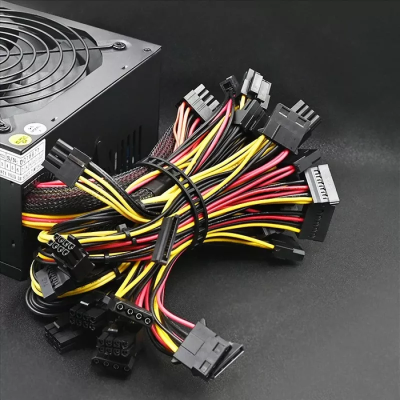 Fuente de alimentación QOLTEC Gaming Miner 1600W Gold, 1600 W, ATX, eficiencia Gold