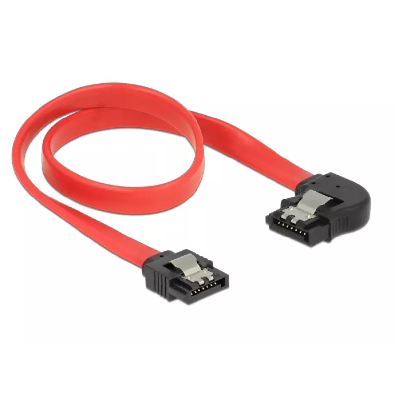 Cable SATA DeLOCK 83963 0,3 m SATA 7-pin negro rojo