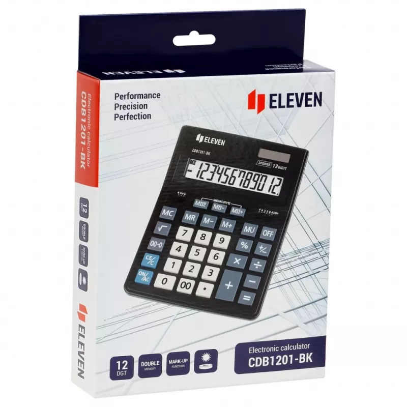 Eleven CDB1201-BK (EU) calculadora de oficina
