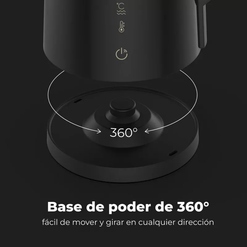 Hervidor AENO EK7S 1,7 L 2200 W negro