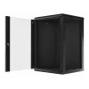 Armario rack de pared LANBERG WF01-6618-10B, 18U, 600×600×907 mm, negro, 60 kg