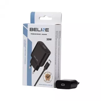 Cargador Beline Beli02176 30W USB-C con cable USB-C, negro