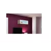 Armario Cama VIGO 90 cristal 90/35/32 roble sonoma/blanco brillo