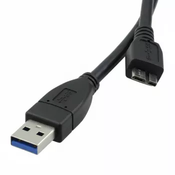 ROLINE - cable USB - USB Type-A de 9 pines (M) - Micro-USB Type-B de 10 pines (M) - 3 m (USB 3.0) - negro (11.02.8877)