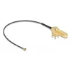 Cable de antena DeLOCK SMA 90° conector hembra PCB cable coaxial blindado 0,15 m I-PEX MHF1 negro dorado