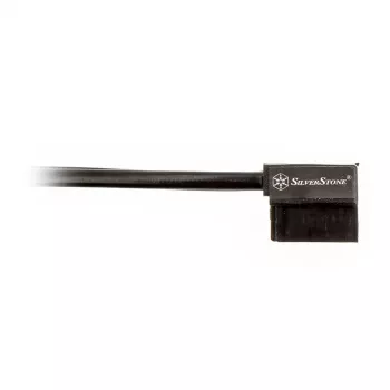 Cable SATA SilverStone SST-CP11B Super Low Profile - 50 cm, negro