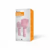 Micrófono Denver KMS-30 rosa micrófono con altavoz BT para karaoke