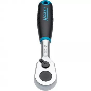 HiPer Carraca reversible de dentado fino 863HP, 1/4 (negro/azul, ángulo de giro 4°, retención de bola)