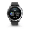 Garmin Fenix E 3,3 cm (1,3 inch) AMOLED 47 mm digital 416 × 416 píxeles pantalla táctil acero inoxidable Wi-Fi GPS (satélite)