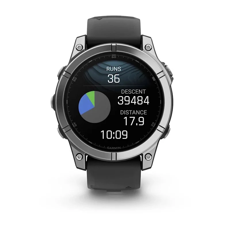 Garmin Fenix E 3,3 cm (1,3 inch) AMOLED 47 mm digital 416 × 416 píxeles pantalla táctil acero inoxidable Wi-Fi GPS (satélite)
