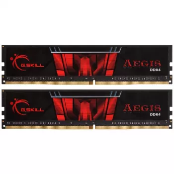 DIMM 16 GB DDR4-3000 (2x 8 GB) Dual-Kit, Memoria RAM negra, F4-3000C16D-16GISB, Aegis, INTEL XMP