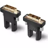 Lindy Cable Micro HDMI 18G híbrido de fibra óptica de 10 m con conectores HDMI y DVI desmontables