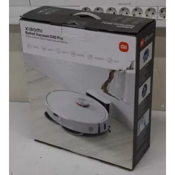SALE OUT. Xiaomi Robot Vacuum S40 Pro EU | Xiaomi Robot Vacuum S40 Pro EU | Húmedo y seco | 5200 mAh | Capacidad de polvo 0,43 L | 15000 Pa | Blanco | EMBALAJE DAÑADO