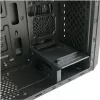 LC Power Classic 7040B - MDT - ATX - sin fuente de alimentación - Negro, aluminio cepillado / Negro - USB/Audio
