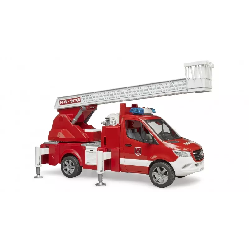 Camión de bomberos BRUDER 02673 rojo blanco plástico ABS 4 años